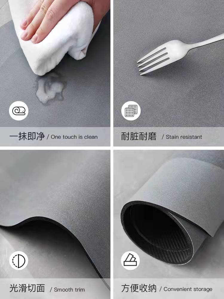 Cloth Rubber Soft Mat Bathroom Toilet Absorbent Mat Non-Slip Mat Entry Door Mat Carpet Door Mat Specification drawing