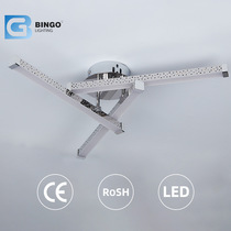 Cross-border supply LED triangular hollow ceiling light Modern dining room bedroom living room lighting lighting strip ceiling light