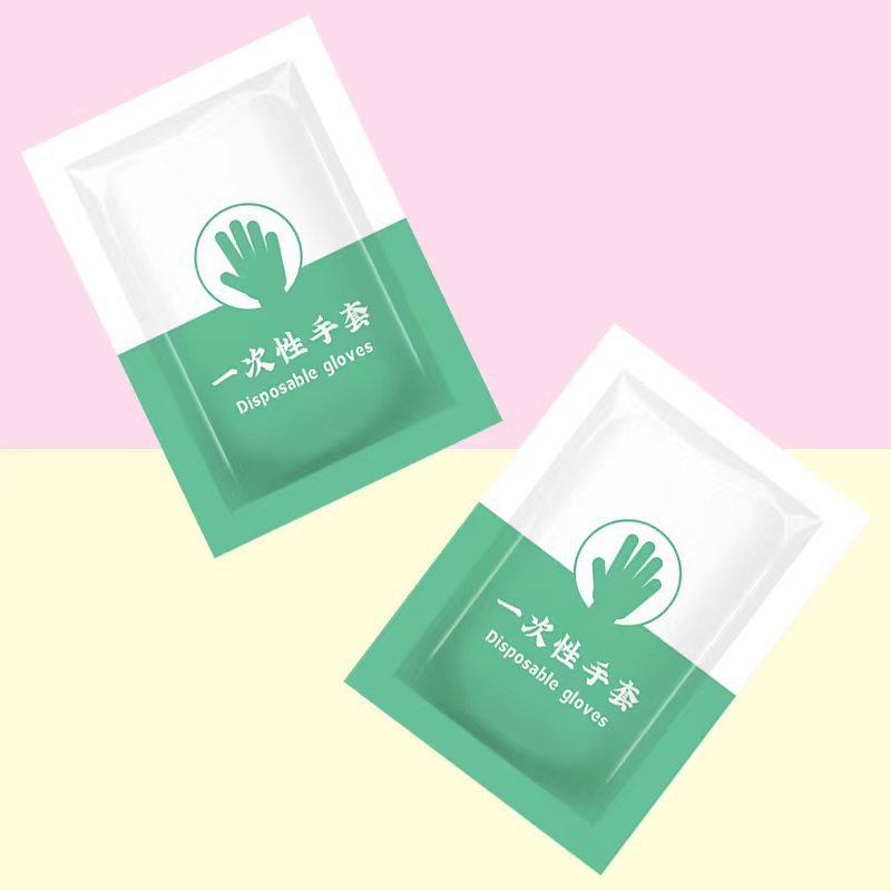 Disposable gloves, individual small packages, thickened food, commercial lobster pizza, thickened takeout, creative and transparent Application Scenario