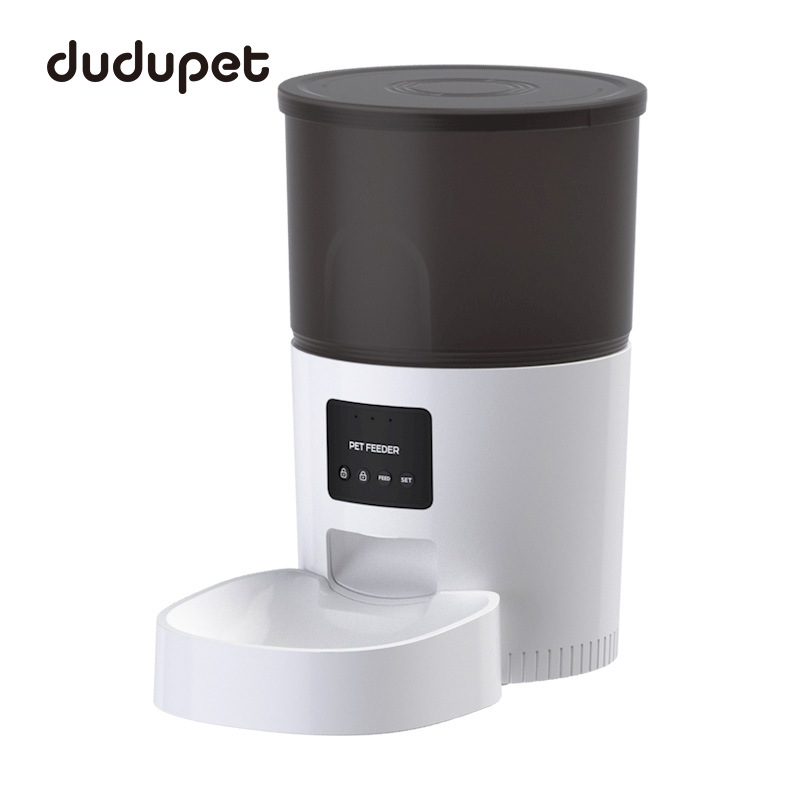 Cross-border supply of 3L pet feeders with smart buttons, dog and cat feeding bowls, timed and quantized feeders