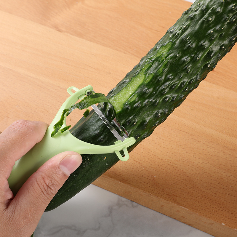 Four-piece set of household kitchen knives, macaron colored cutting board, fruit knife, melon slicer, meat cutter, and kitchen knife set Specification image