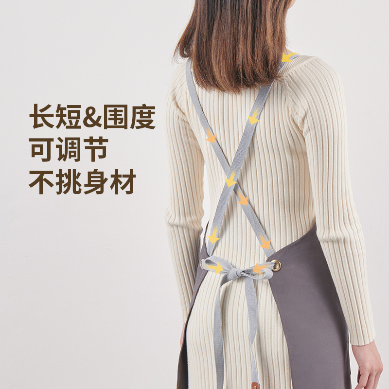 家务围裙、袖套实物图