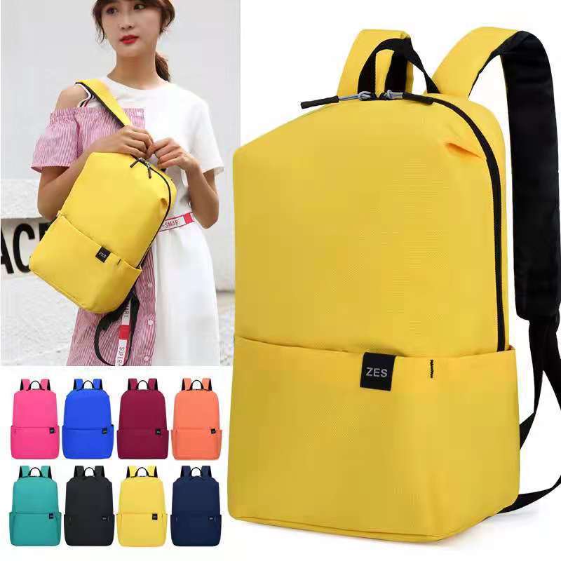 Colorful backpack, fashionable and lightweight, student computer bag, outdoor travel backpack, logo printable, men's and women's schoolbags details Picture