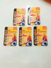 Inflatable needle trachea set