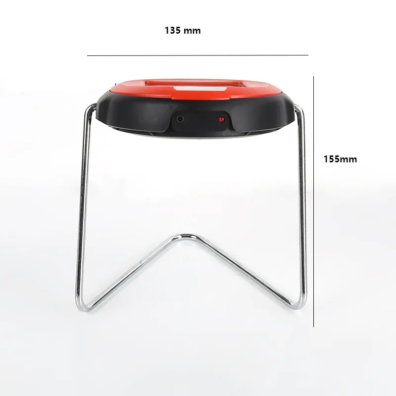 Multi-functional LED solar portable lamp, night light, emergency light, iron stand, portable outdoor camping flashlight Specification image