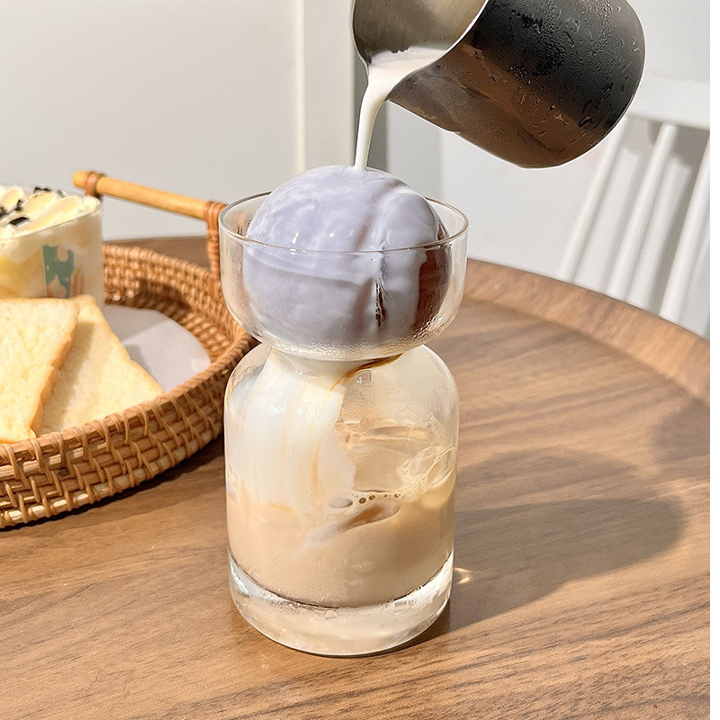 Creative Time hourglass cup, Saturn Coffee Cup, InS-style American Latte Glass cup