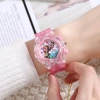 We are in stock of creative children's watches, including the Ice Princess Elsa Princess seven-color flash luminous boys' and girls' student watches Specification image