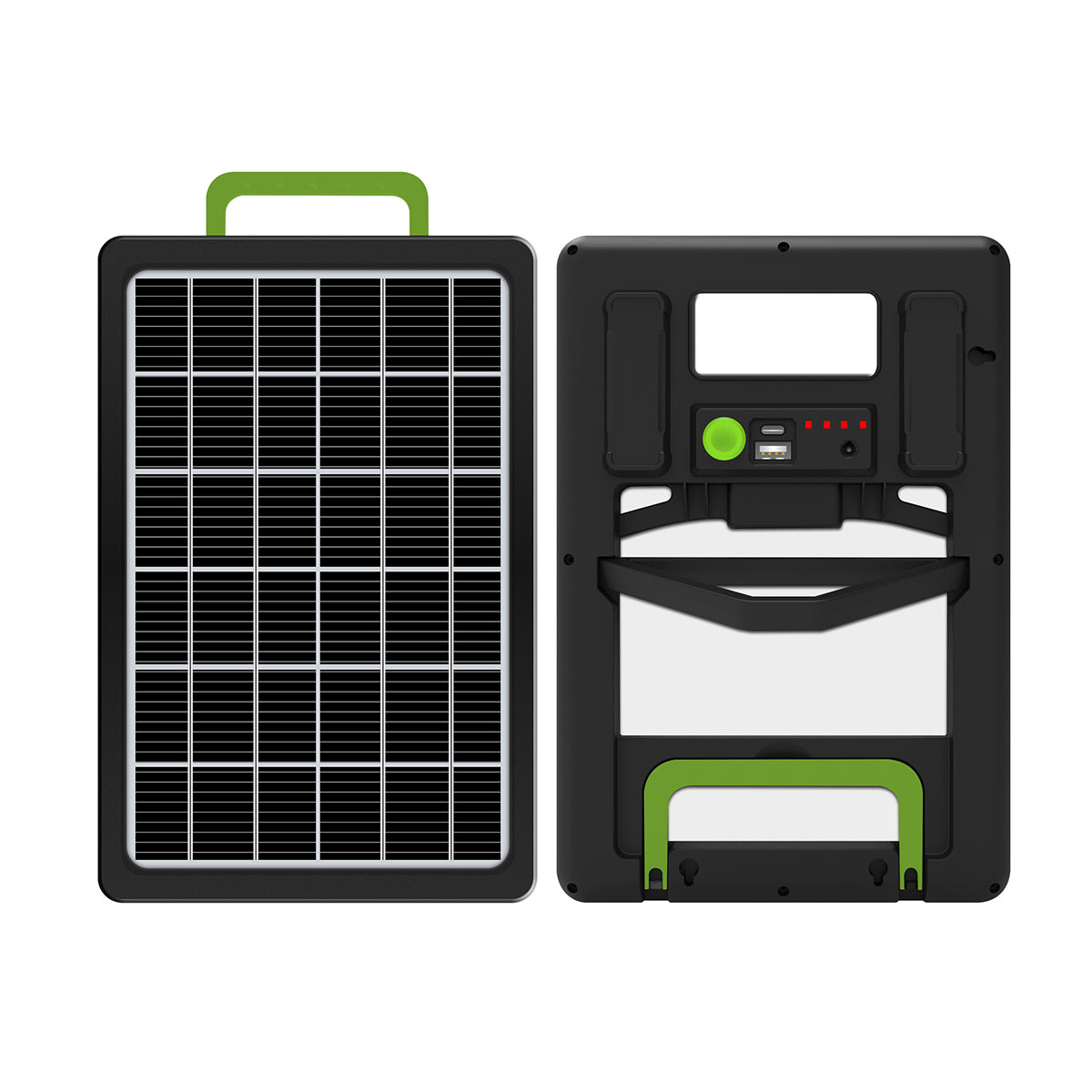 Cross-Border Explosive Solar Panels Large Wattage With Battery Renewable Plastic Frame Usb Mobile Phone Charging Solar Panels Item Picture