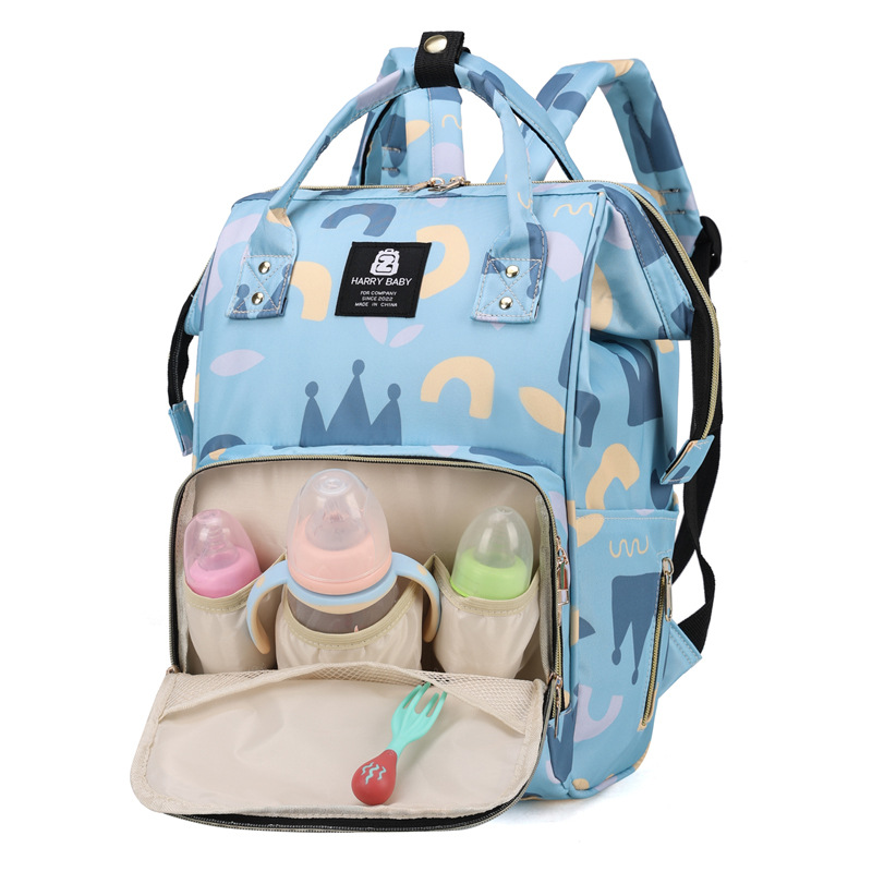 2024 New Mommy Bag Portable Portable Double Shoulder Multi-Function Large Capacity Backpack With All Senior Sense Bag details Picture