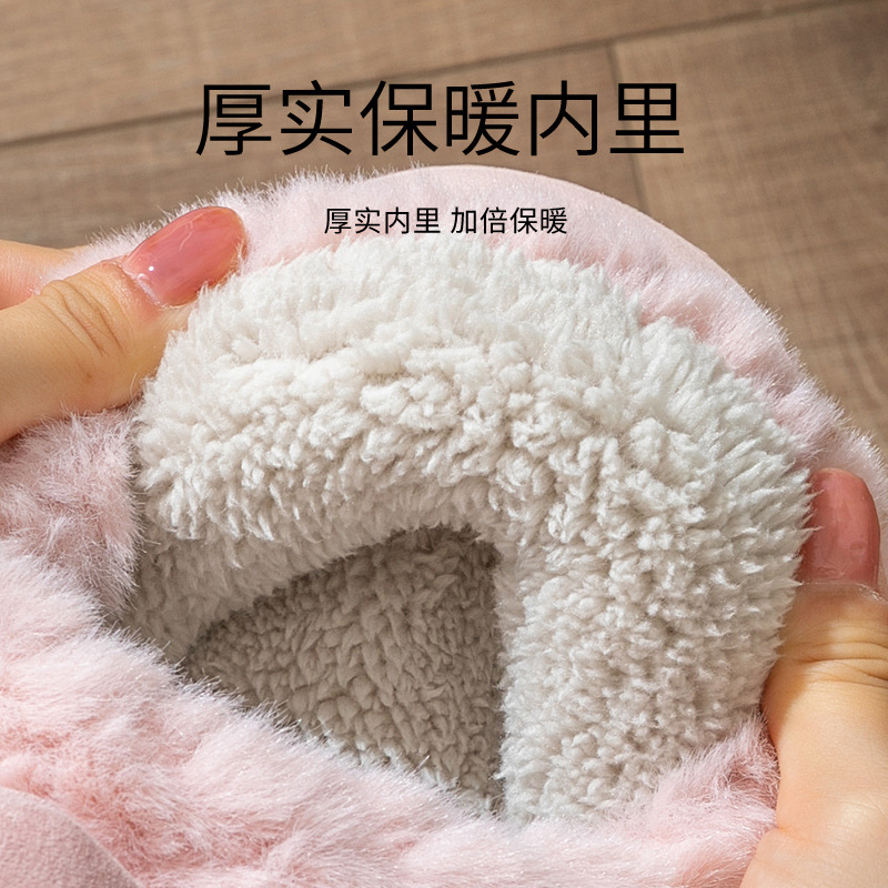 布艺拖鞋实物图