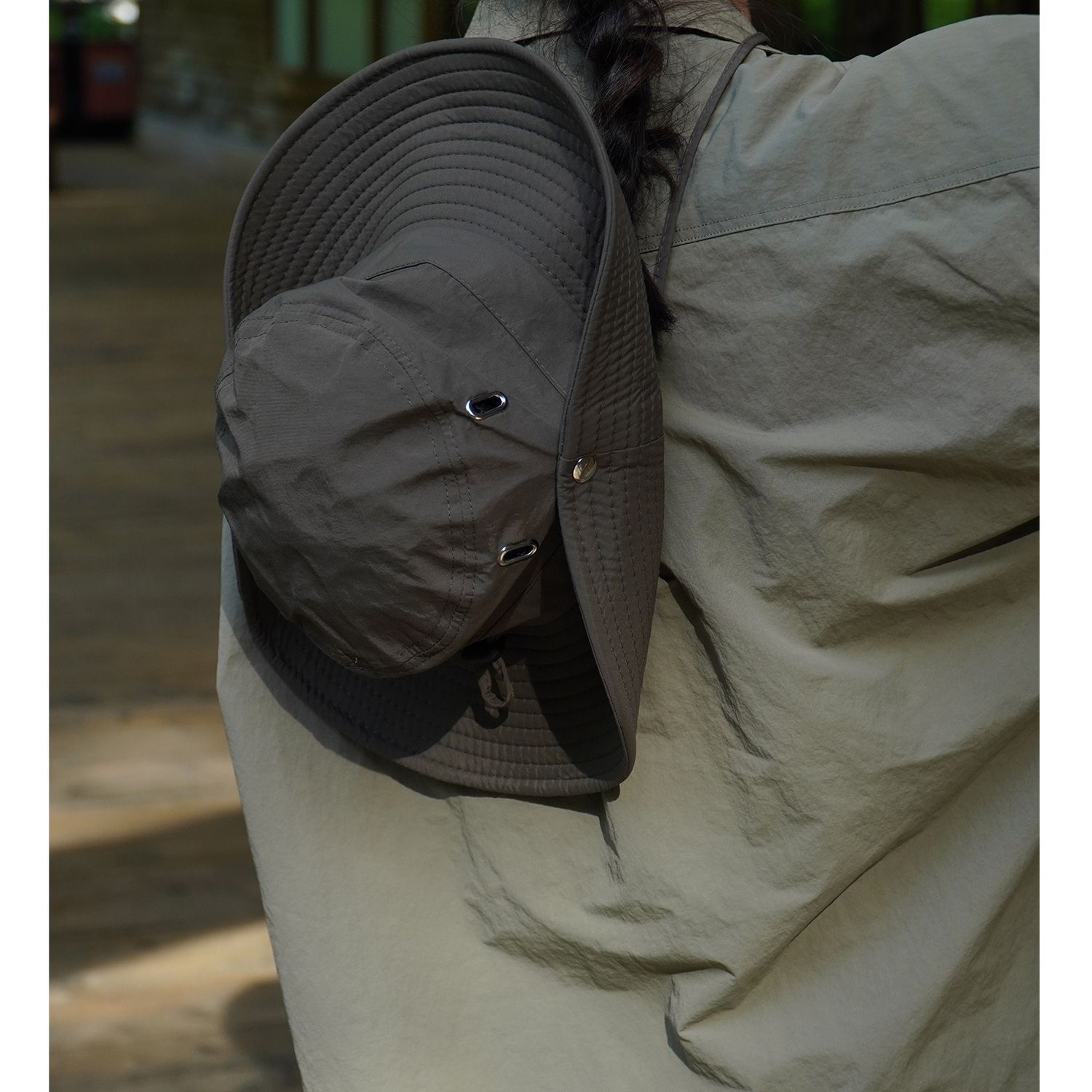 2023 New Fisherman Hat Women Mountain Camping Rope Sun Protection Outdoor Mountaineering Fishing Hat Western Cowboy Hat Man Specification drawing