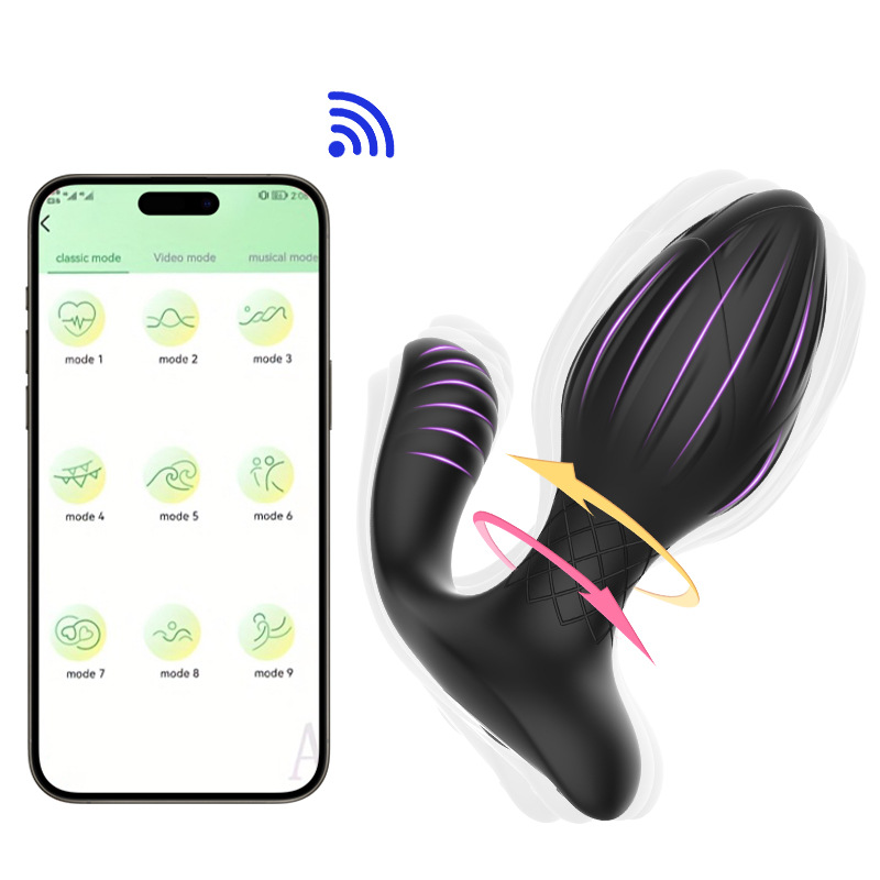 APP swing anal plug, shared massage device for both men and women, twisting and wearing adult products and equipment full figure