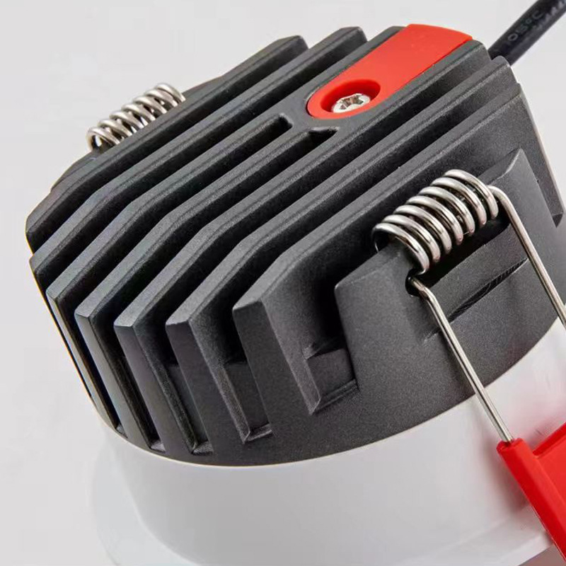 Embedded human body sensor spotlights, infrared sensor downlights for hotel corridors, intelligent sensor LED ceiling lights for stairwells Application Scenario