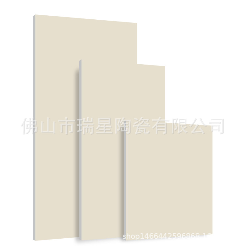 Ultra-white velvet soft-gloss tiles, Foshan tiles 750x1500, plain floor tiles 800x800, building materials Item Picture