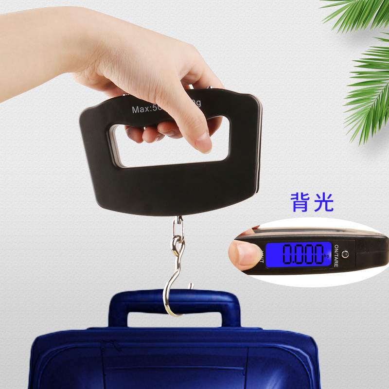 50Kg Travel Luggage Scale Portable Portable Electronic Scale Home Grocery Shopping Courier Package Fishing Weighing Portable Scale details Picture