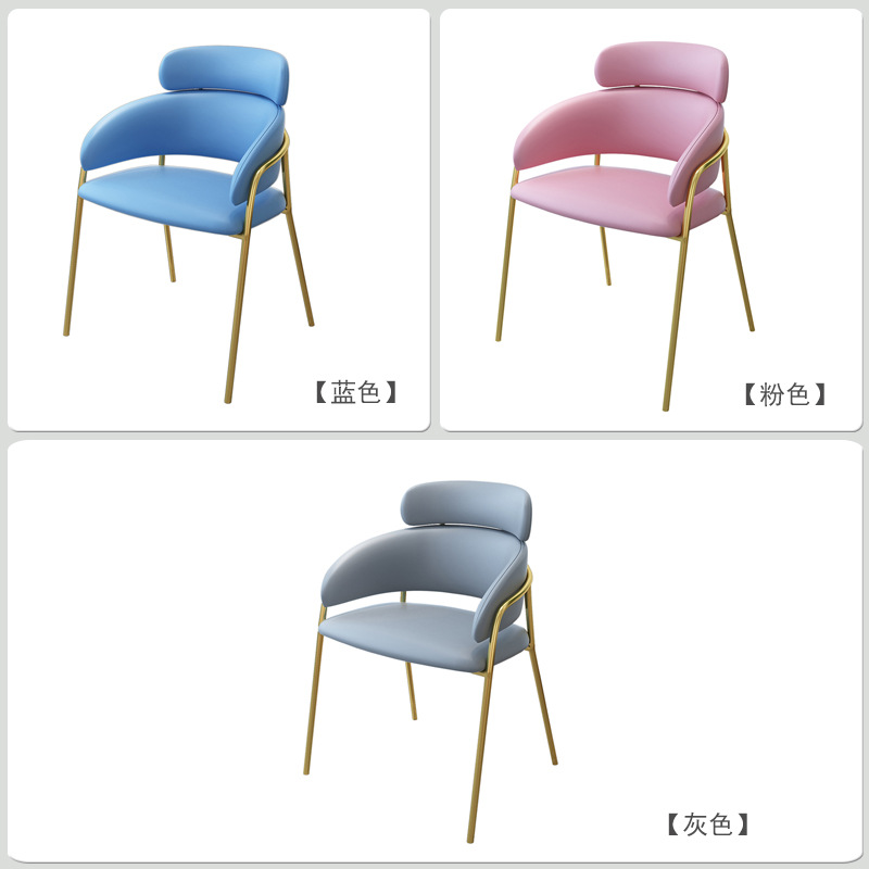 西餐厅轻奢铁白底实物图