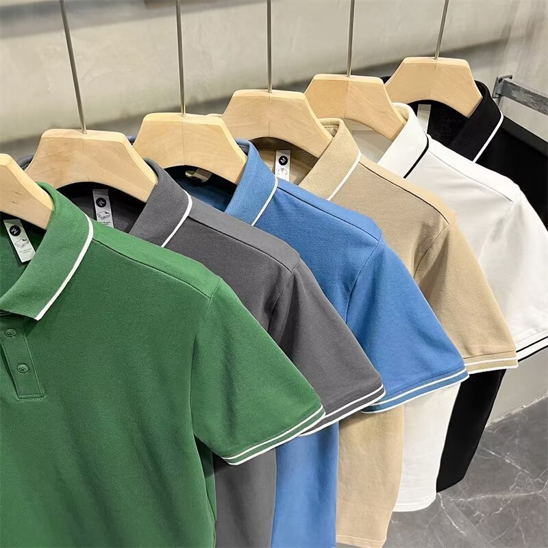 男士POLO衫实物图
