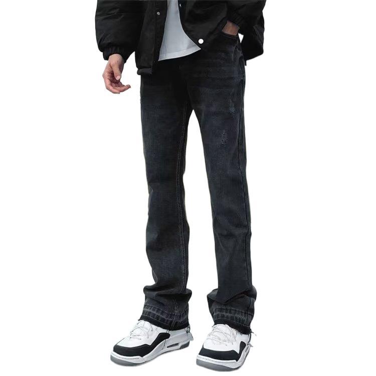 Custom-made work pants for men, straight-leg casual pants, are artistic and fashionable Specification drawing