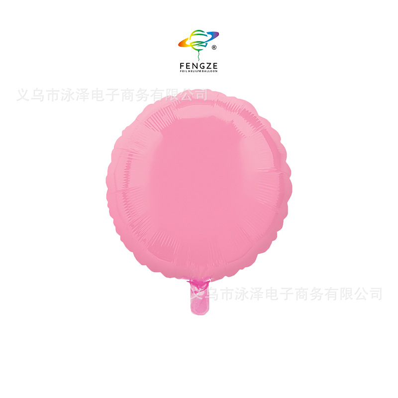 Aluminum film macaron round balloons for birthday party, wedding banquet and proposal decoration Item Picture