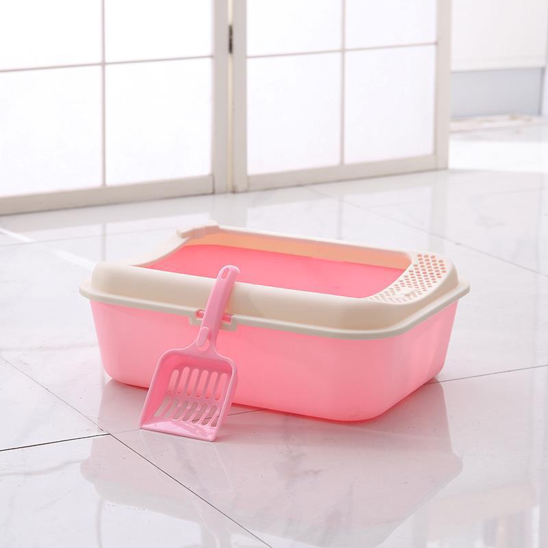Manufacturers wholesale pet cat litter box semi-closed can be detachable to prevent outside splash toilet cat poop basin cat supplies Application Scenario