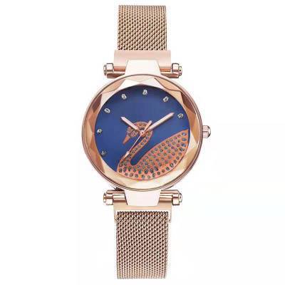 The new Little Swan watch is a fashionable and trendy quartz wristwatch for wechat business, a popular Douyin women's watch, and a magnet watch Application Scenario