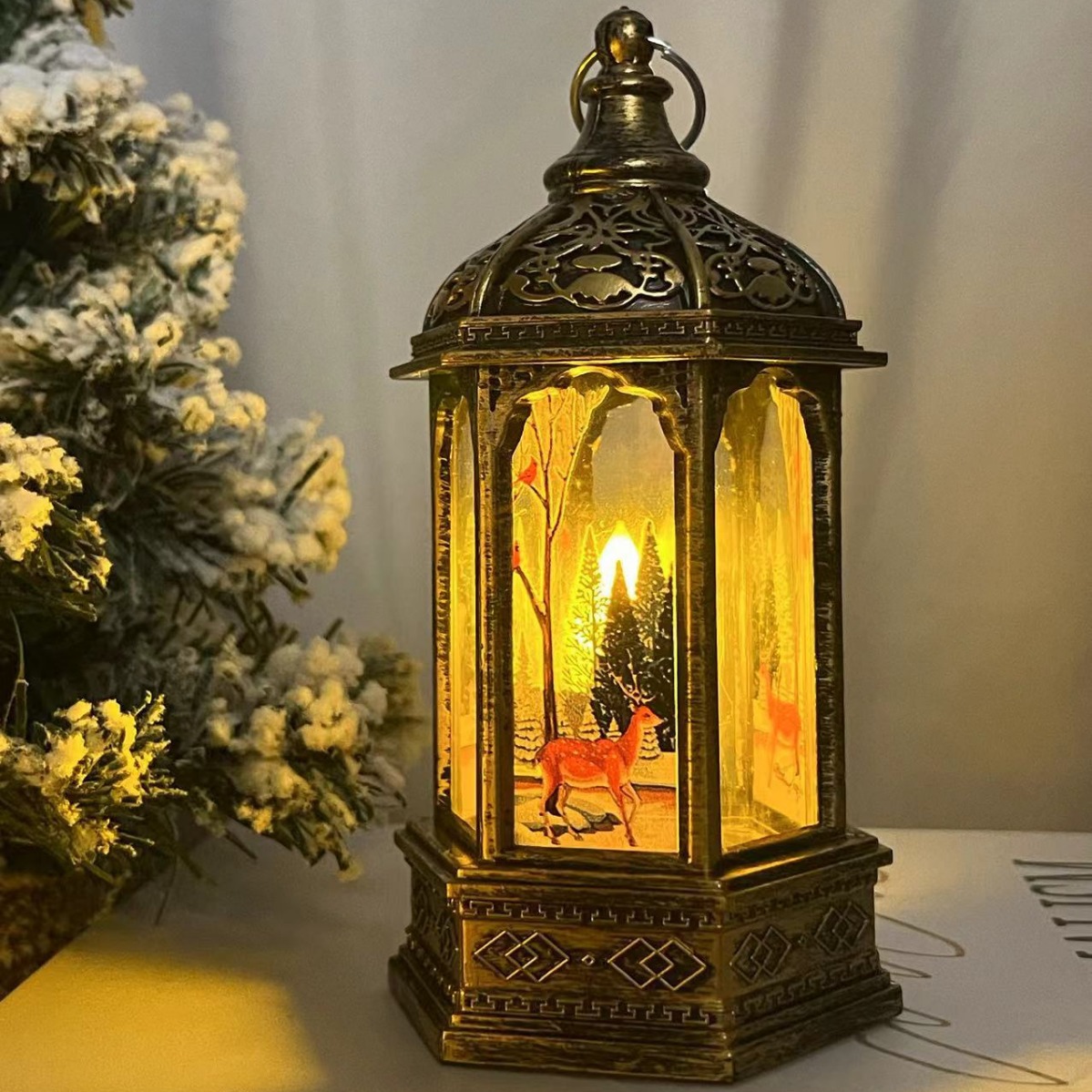 The New Explosive Internet Celebrity Cross-Border Atmosphere Small Decoration Christmas Portable Night Light To Enhance Cos Gift Creative Light Application Scenario