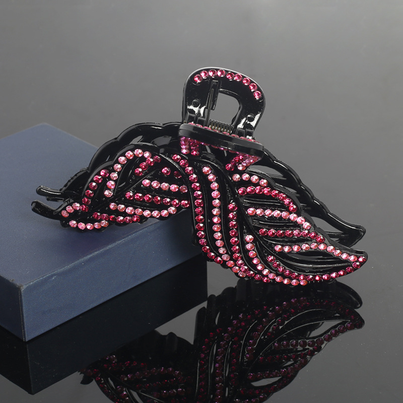 Amazon large wholesale water diamond elegant Korean-style hairpin for ladies with a large amount of hair at the back of the head details Picture