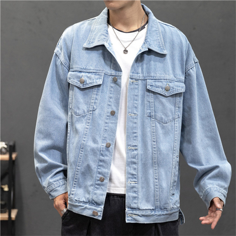 denim jacket men's denim clothes