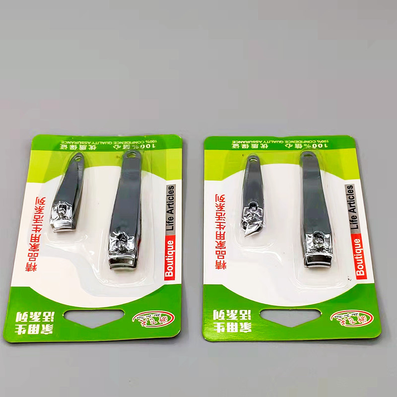 Factory wholesale of two nail clippers, large and small sizes, good quality and low price, two-yuan store supply details Picture