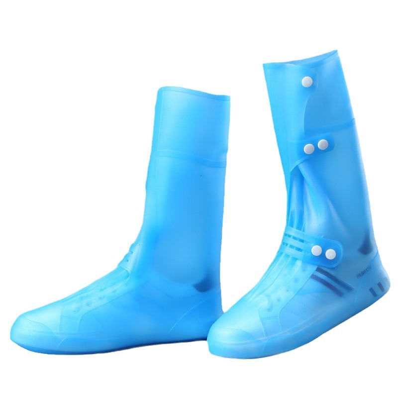 防雨雨鞋套/雨鞋/户外水鞋/水鞋/雨鞋男士夏天时尚白底实物图