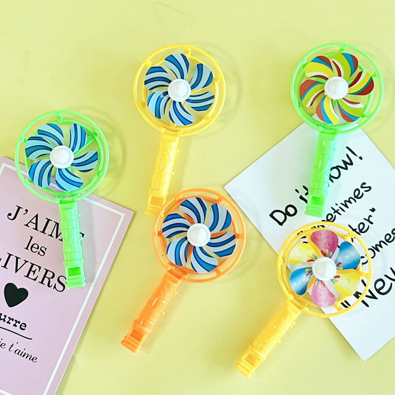 Single whistle small fan, new handheld fan, blowing wind, whistle fan, small toy, small toy wholesale night market Application Scenario