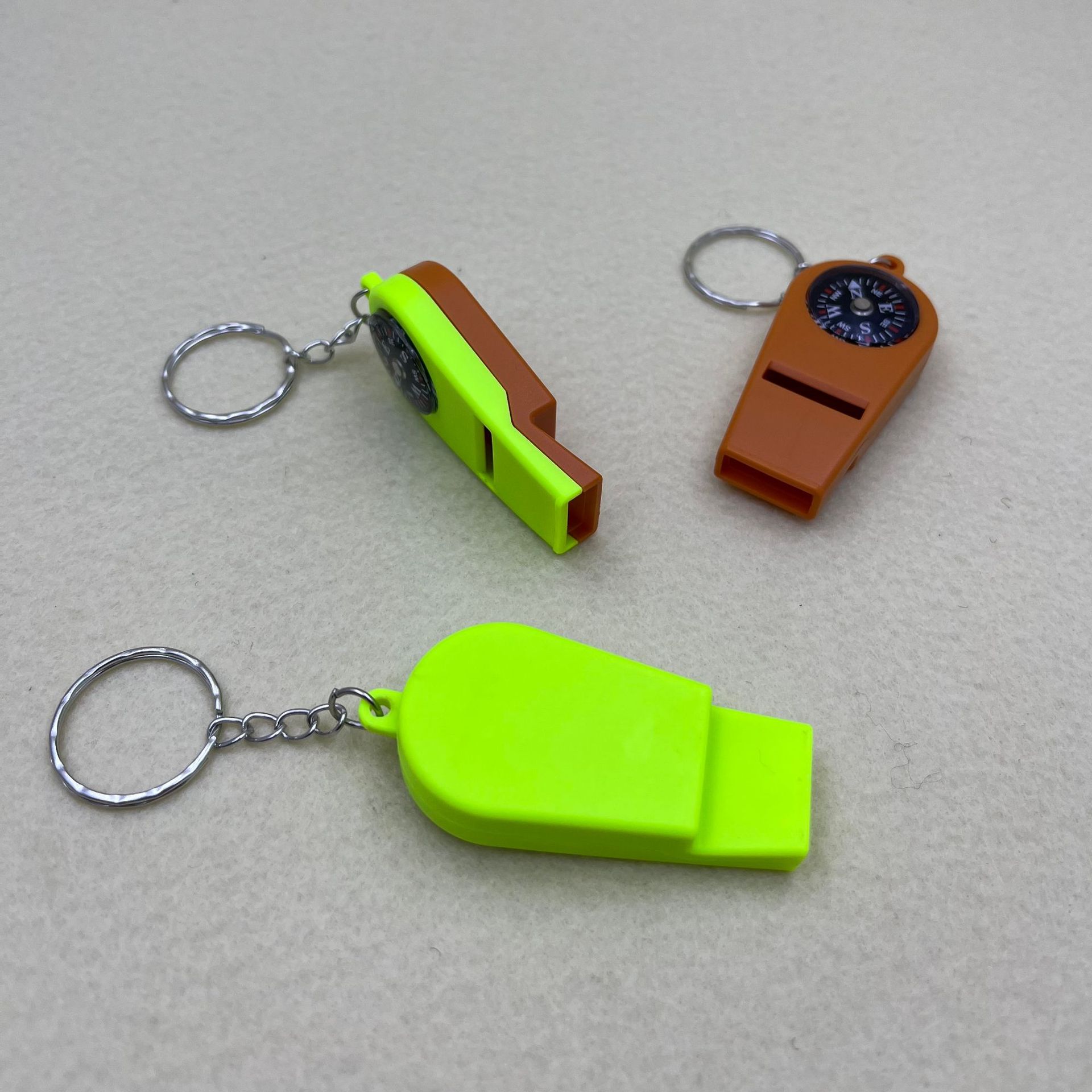 H2-1 Multi-functional keychain Whistle Compass Student Gift Travel Compass Item Picture