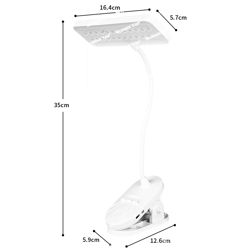 Charging desk lamp, LED eye-protecting lamp, touch switch, student dormitory charging study lamp, folding gift lamp details Picture