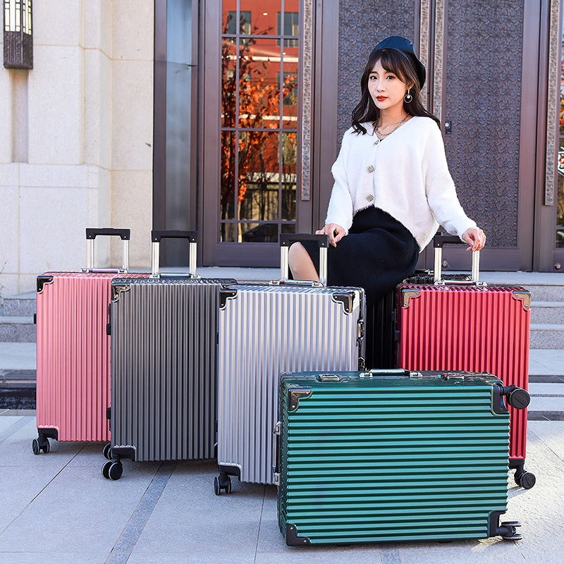 Luggage Men's And Women's Aluminum Frame Trolley Case 20 