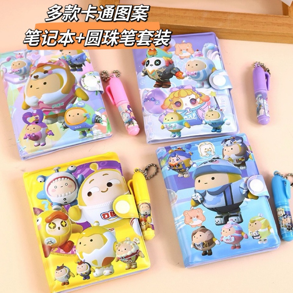 卡通动漫笔记本蛋仔派对可爱小本子便携口袋登记作业本子奖品礼物