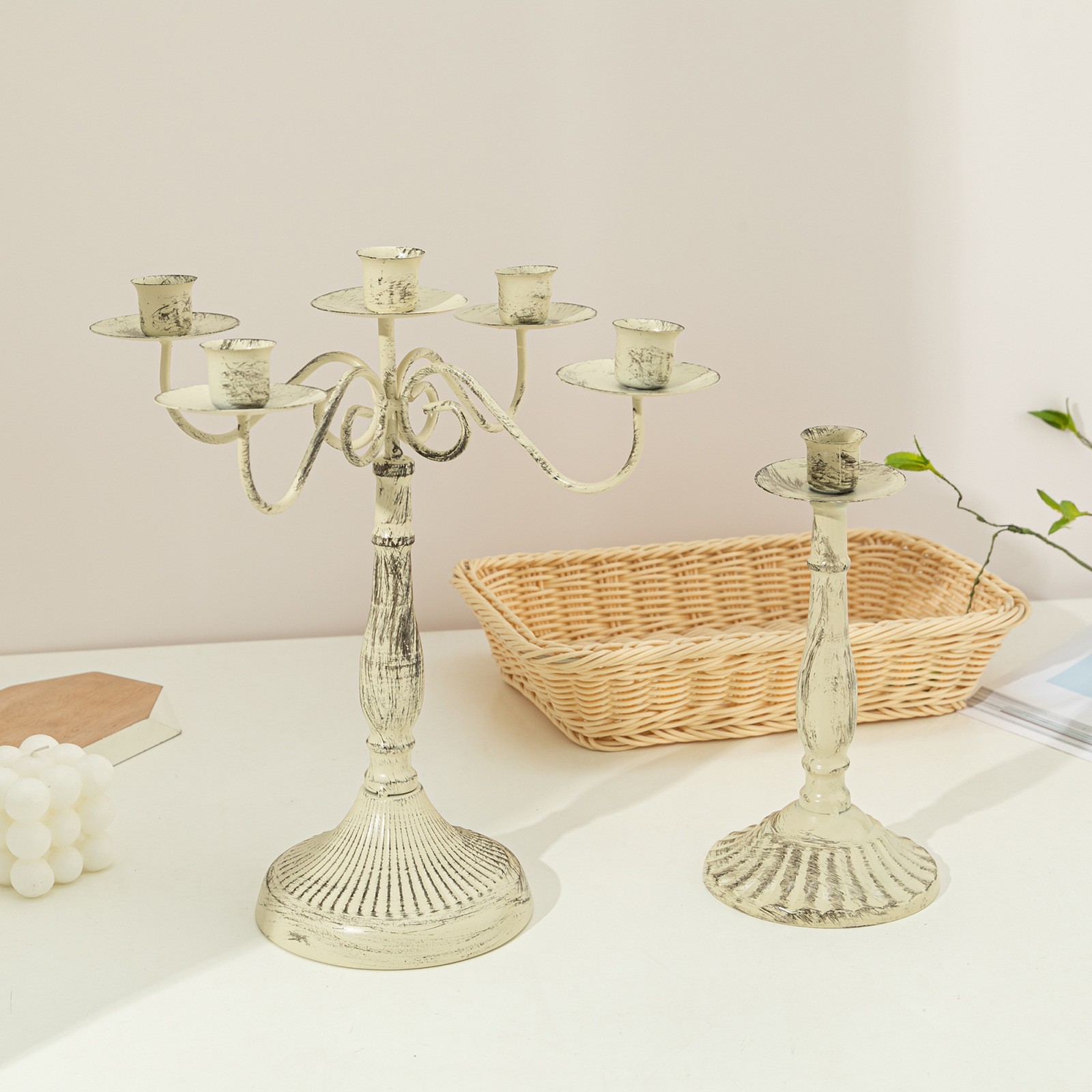 Nordic Romantic Candlelight Dinner Props Table Decoration Household Modern Simple Light Luxury Candle Table Decoration Specification drawing