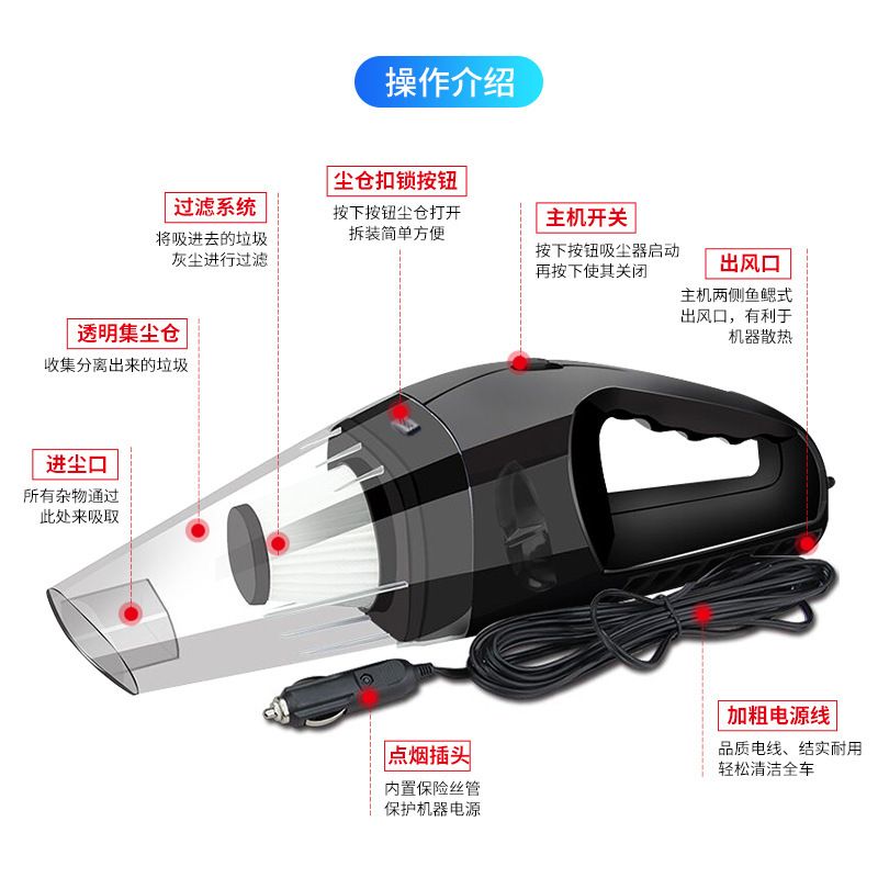 车用吸尘器实物图