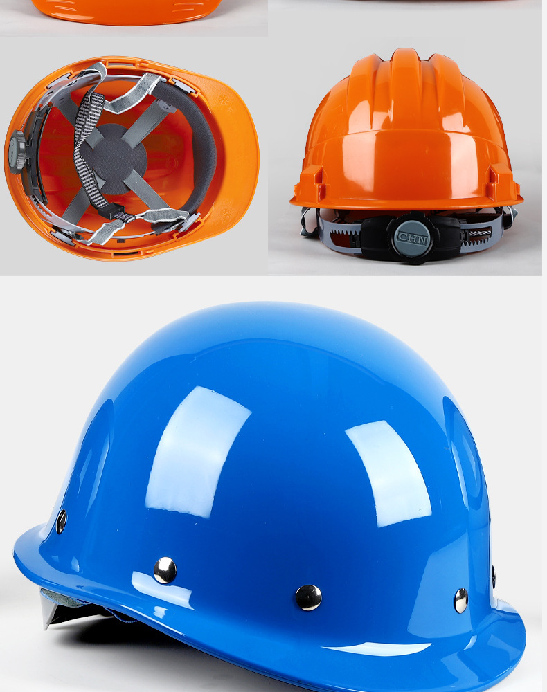 abs safety helmet for men on construction sites, national standard construction safety helmet, thickened building fiberglass reinforced plastic anti-crush breathable pic 19