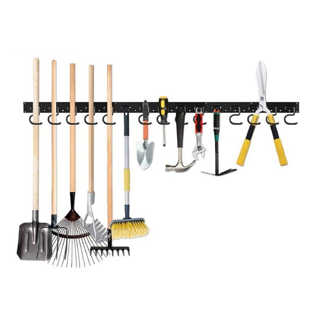 Cross-border screws, wall-mounted mops, broom hooks, garage outdoor hooks, mop racks, wall hangers details Picture