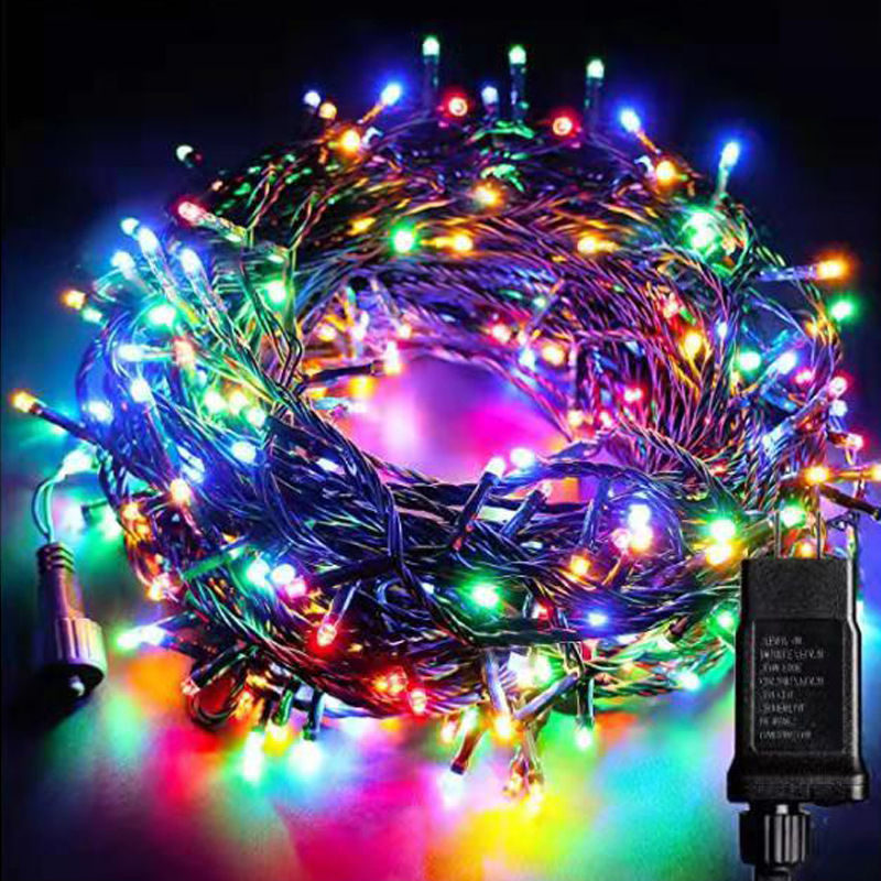 Eight Function Male And Female Low-Voltage Light String Waterproof Tree Light Project Lighting Decorative Lights Christmas Lights Spot Wholesale Specification drawing