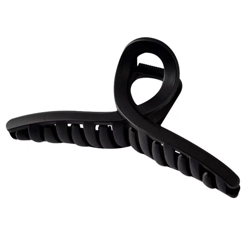 Black shark hair clips for women with a high-end feel, large hair volume, big hair gripper, back of the head, updo hair clips, headwear gripper Item Picture
