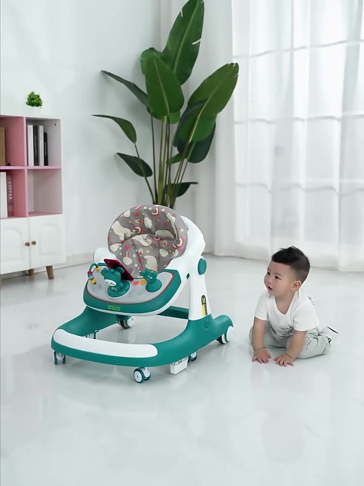 Baby walker anti-O-leg multi-functional anti-rollover baby walker for men and women
