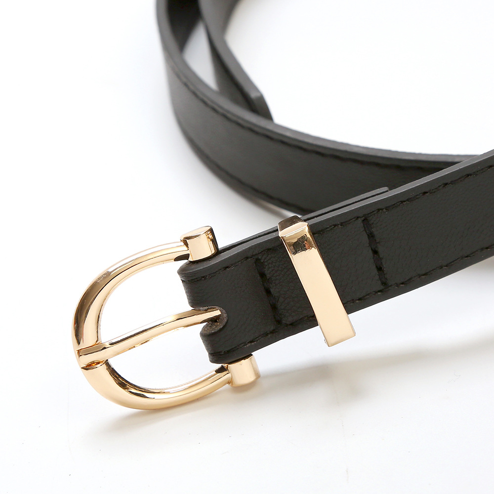 Thin Belt Women Spot Korean Version Fashion Belt Simple Belt Student Jeans Decorative Clothing Belt Women Application Scenario