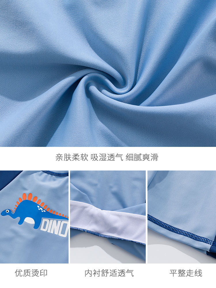 Children's Swimwear Boys And Girls Ins New Medium Children's Swimwear Baby One-Piece Sunscreen Hot Spring Bathing Suit Wholesale Application Scenario