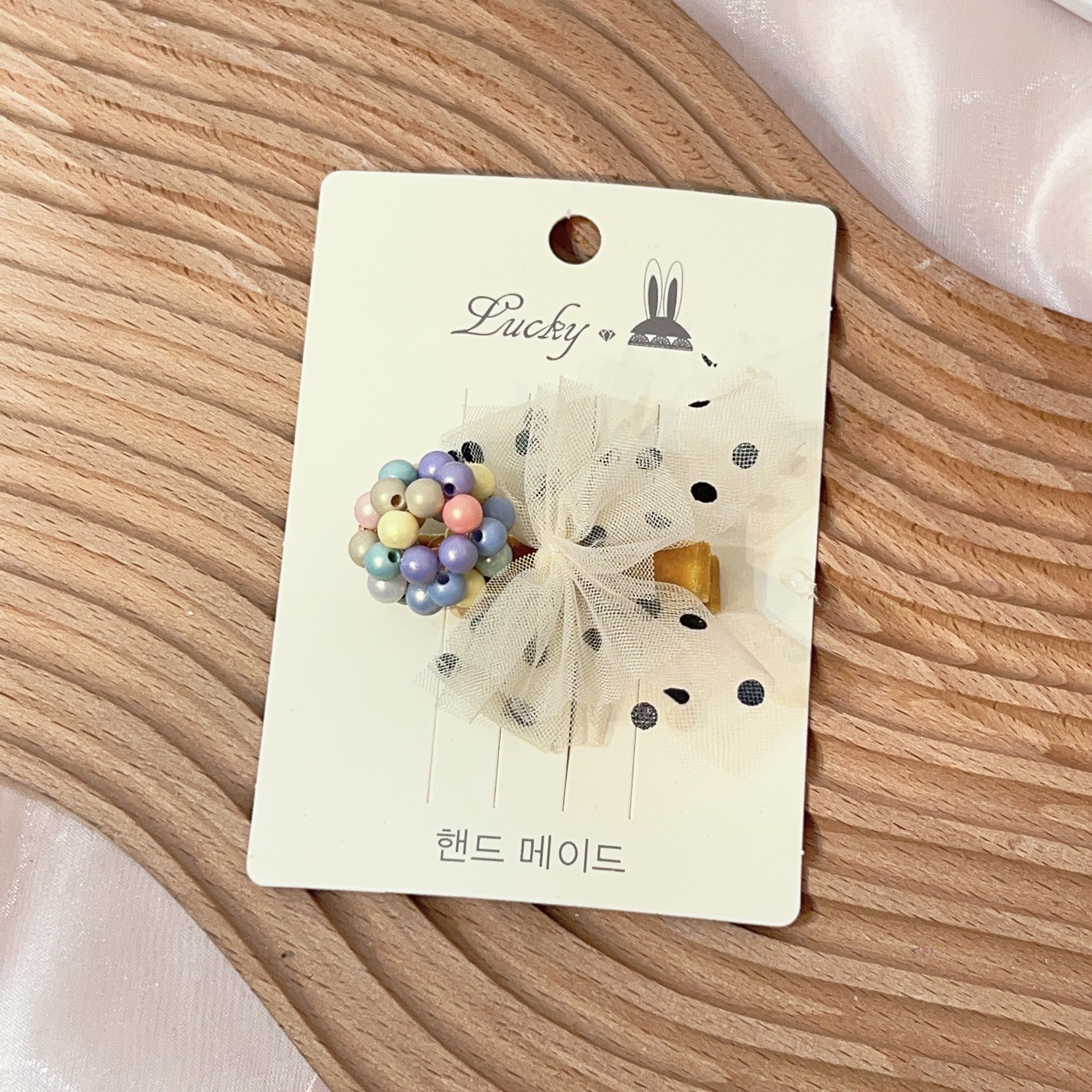 Lt1076 Balloon Handmade Bobby Pin details Picture