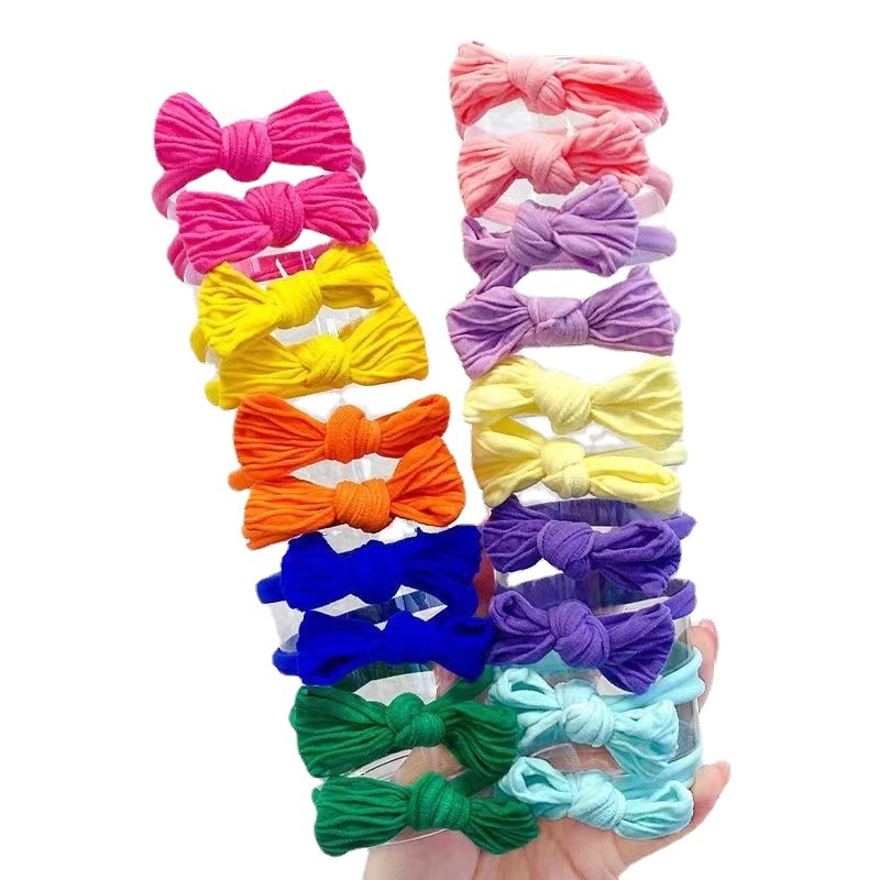 Wholesale of new Korean-style bow hair ties, hair bands, hair tie covers, leather bands, simple and high-elasticity hair ties for women, and hair accessories Item Picture