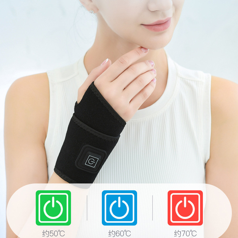 电发热护腕带保暖热敷关节手腕运动扭伤理疗支撑固定绑带跨境详情图4