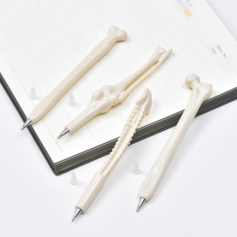 Stock Bone Pen Creative Personality Signature Pen Strange Stationery In Oil Pen Funny Ballpoint Pen Specification drawing