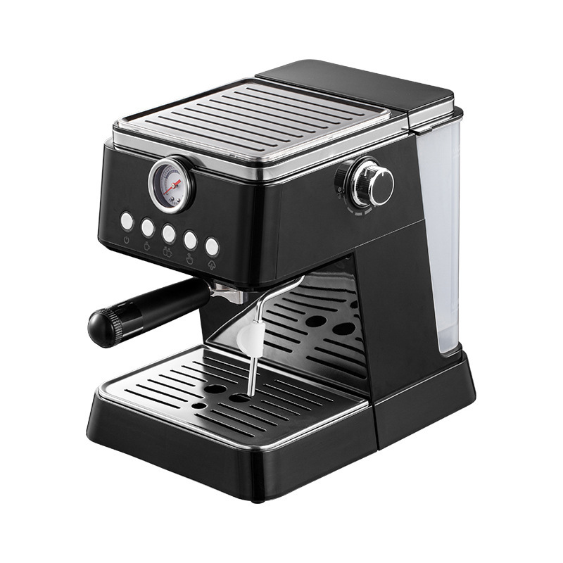 Italian espresso machine with 20Bar semi-automatic one-button high-pressure extraction for coffee beans, making milk foam and latte art for home use