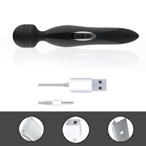 Large-sized rechargeable vibration stick for strong vibration, female sex and adult masturbation products Application Scenario